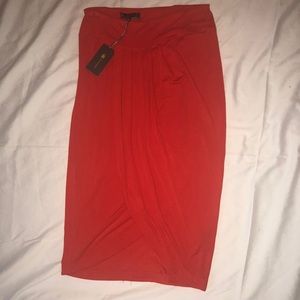 Outback Red | The Limited - Hot orange skirt S NWT
